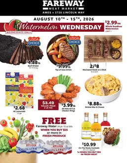 Fareway catalogue | Save now with our deals | 2026-08-10T00:00:00.000Z - 2026-08-15T00:00:00.000Z