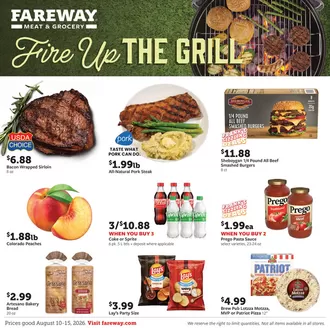 Fareway catalogue in Des Moines IA | Top deals for all customers | 2026-08-10T00:00:00.000Z - 2026-08-15T00:00:00.000Z