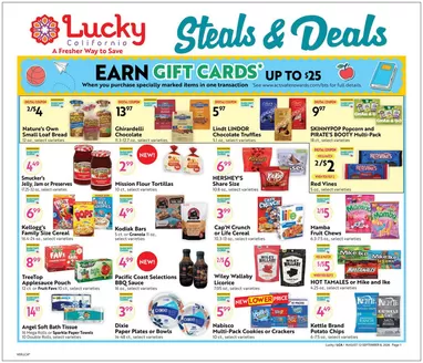 Lucky Supermarkets catalogue in Carmel CA | New offers to discover | 2026-08-12T00:00:00.000Z - 2026-09-08T00:00:00.000Z
