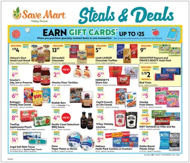 Save Mart catalogue in Carmel CA | Online Savings Guide | 2026-08-12T00:00:00.000Z - 2026-09-08T00:00:00.000Z
