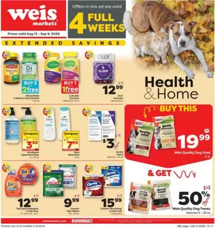 Weis Markets catalogue in Martinsburg WV | Exclusive bargains | 2026-08-13T00:00:00.000Z - 2026-09-09T00:00:00.000Z