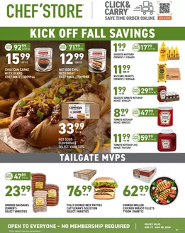 Chef'Store catalogue | Special offers for you | 2026-08-17T00:00:00.000Z - 2026-08-30T00:00:00.000Z