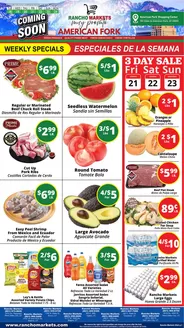Rancho Markets catalogue | Rancho Markets weekly ad | 2026-08-18T00:00:00.000Z - 2026-08-24T00:00:00.000Z
