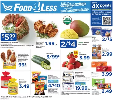 Food 4 Less catalogue | Our best bargains | 2026-08-19T00:00:00.000Z - 2026-08-25T00:00:00.000Z