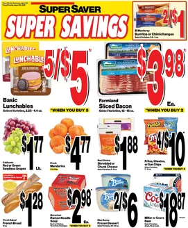 Super Saver catalogue | Wide range of offers | 2026-08-19T00:00:00.000Z - 2026-08-25T00:00:00.000Z