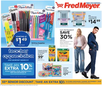Fred Meyer catalogue in Boise ID | Attractive special offers for everyone | 2026-08-19T00:00:00.000Z - 2026-09-01T00:00:00.000Z