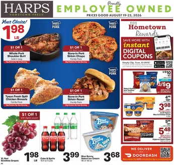 Harp's Market catalogue in Mayflower AR | Top deals for all customers | 2026-08-19T00:00:00.000Z - 2026-08-25T00:00:00.000Z
