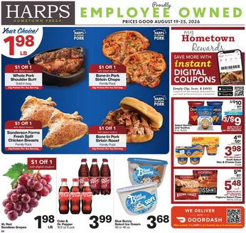 Harp's Market catalogue in Mayflower AR | Exclusive deals for our customers | 2026-08-19T00:00:00.000Z - 2026-08-25T00:00:00.000Z