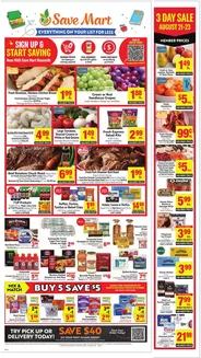 Save Mart catalogue | Weekly | 2026-08-19T00:00:00.000Z - 2026-08-25T00:00:00.000Z