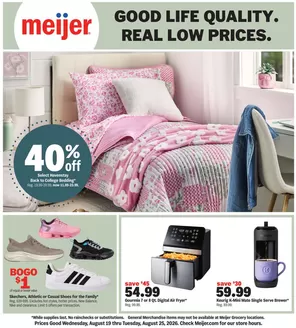 Meijer catalogue | good life quality. real low prices. | 2026-08-19T00:00:00.000Z - 2026-08-25T00:00:00.000Z