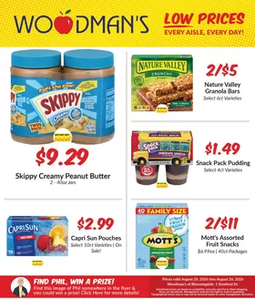 Woodman's catalogue | Our best bargains | 2026-08-20T00:00:00.000Z - 2026-08-26T00:00:00.000Z