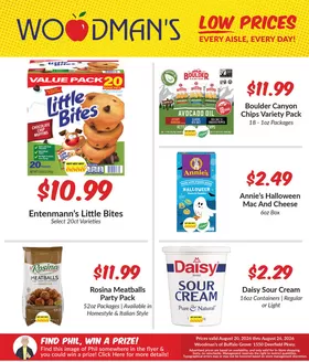 Woodman's catalogue | Attractive special offers for everyone | 2026-08-20T00:00:00.000Z - 2026-08-26T00:00:00.000Z
