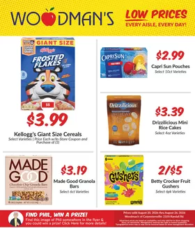 Woodman's catalogue | Exclusive bargains | 2026-08-20T00:00:00.000Z - 2026-08-26T00:00:00.000Z