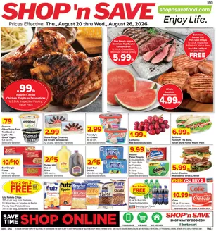 Shop 'n Save catalogue | Shop 'n Save Weekly ad | 2026-08-20T00:00:00.000Z - 2026-08-26T00:00:00.000Z
