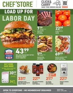 Chef'Store catalogue | Current bargains and offers | 2026-08-24T00:00:00.000Z - 2026-09-06T00:00:00.000Z