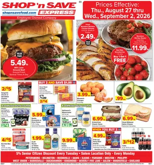 Shop 'n Save catalogue | Discover attractive offers | 2026-08-27T00:00:00.000Z - 2026-09-02T00:00:00.000Z