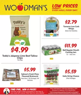 Woodman's catalogue | Our best offers for you | 2026-08-27T00:00:00.000Z - 2026-09-02T00:00:00.000Z