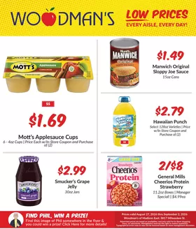 Woodman's catalogue | Exclusive bargains | 2026-08-27T00:00:00.000Z - 2026-09-02T00:00:00.000Z