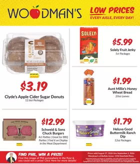 Woodman's catalogue | Attractive special offers for everyone | 2026-08-27T00:00:00.000Z - 2026-09-02T00:00:00.000Z