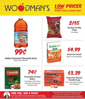Woodman's catalogue | Top deals for all customers | 2026-08-27T00:00:00.000Z - 2026-09-02T00:00:00.000Z