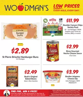 Woodman's catalogue | Current deals and offers | 2026-08-27T00:00:00.000Z - 2026-09-02T00:00:00.000Z