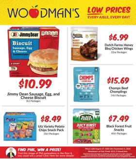 Woodman's catalogue | Great offer for all customers | 2026-08-27T00:00:00.000Z - 2026-09-02T00:00:00.000Z