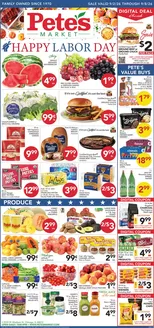 Pete's Fresh Market catalogue | Great discounts on selected products | 2026-09-02T00:00:00.000Z - 2026-09-08T00:00:00.000Z