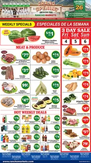 Rancho Markets catalogue | Rancho Markets weekly ad | 2026-09-01T00:00:00.000Z - 2026-09-07T00:00:00.000Z