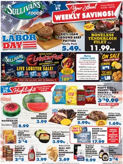 Sullivan's Foods catalogue | Great discounts on selected products | 2026-09-02T00:00:00.000Z - 2026-09-08T00:00:00.000Z