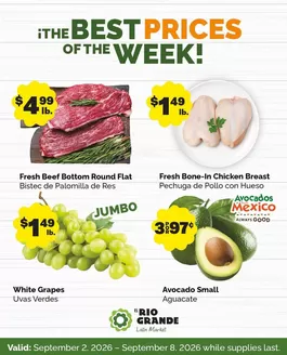 El Rio Grande catalogue | Our best offers for you | 2026-09-02T00:00:00.000Z - 2026-09-08T00:00:00.000Z