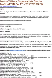 Morton Williams catalogue | Our best offers for you | 2026-09-03T00:00:00.000Z - 2026-09-17T00:00:00.000Z