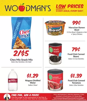 Woodman's catalogue | Top deals for all customers | 2026-09-03T00:00:00.000Z - 2026-09-09T00:00:00.000Z