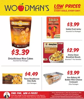 Woodman's catalogue | Our best offers for you | 2026-09-03T00:00:00.000Z - 2026-09-09T00:00:00.000Z