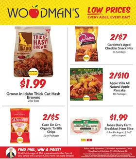 Woodman's catalogue | Exclusive bargains | 2026-09-03T00:00:00.000Z - 2026-09-09T00:00:00.000Z