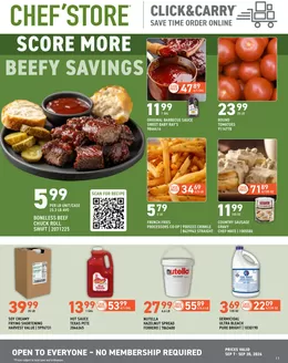 Chef'Store catalogue in Moore SC | Top offers for smart savers | 2026-09-07T00:00:00.000Z - 2026-09-20T00:00:00.000Z