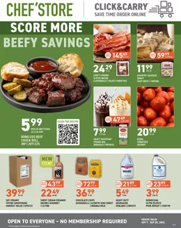 Chef'Store catalogue | Current deals and offers | 2026-09-07T00:00:00.000Z - 2026-09-20T00:00:00.000Z