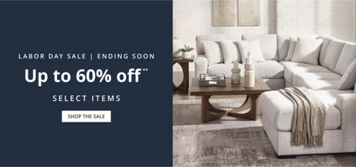 Ashley Furniture catalogue | Ashley Furniture weekly ad | 2026-09-08T00:00:00.000Z - 2026-09-22T00:00:00.000Z