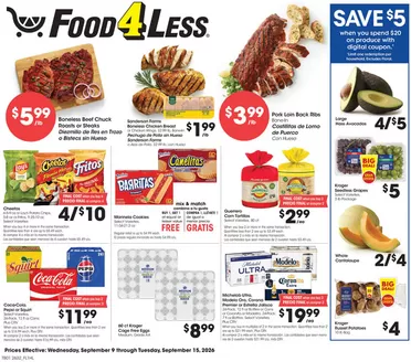 Food 4 Less catalogue in Reseda CA | Special offers for you | 2026-09-09T00:00:00.000Z - 2026-09-15T00:00:00.000Z