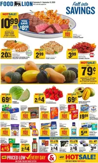 Food Lion catalogue in Marlow Heights MD | Current deals and offers | 2026-09-09T00:00:00.000Z - 2026-09-15T00:00:00.000Z