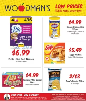 Woodman's catalogue in Roscoe IL | Current deals and offers | 2026-09-10T00:00:00.000Z - 2026-09-16T00:00:00.000Z