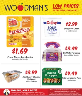 Woodman's catalogue in Mt. Pleasant-WI | Top offers for smart savers | 2026-09-10T00:00:00.000Z - 2026-09-16T00:00:00.000Z
