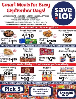 Save a Lot catalogue in Nicholasville KY | Exclusive deals and bargains | 2026-09-09T00:00:00.000Z - 2026-09-15T00:00:00.000Z