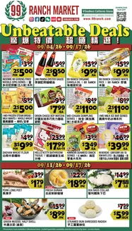 99 Ranch catalogue in Newhall CA | 99 ranch Unbeatable Deals | 2026-09-04T00:00:00.000Z - 2026-09-17T00:00:00.000Z