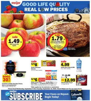 Meijer catalogue | Discover attractive offers | 2026-09-09T00:00:00.000Z - 2026-09-15T00:00:00.000Z