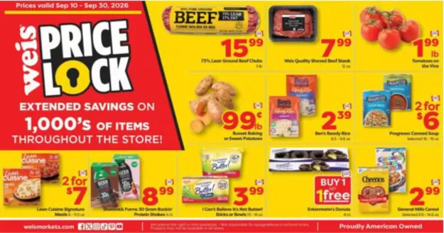Weis Markets catalogue in Kutztown PA | Our best offers for you | 2026-09-10T00:00:00.000Z - 2026-09-30T00:00:00.000Z