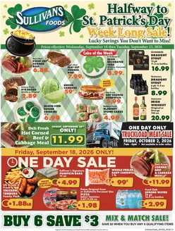 Sullivan's Foods catalogue | Special offers for you | 2026-09-16T00:00:00.000Z - 2026-09-22T00:00:00.000Z