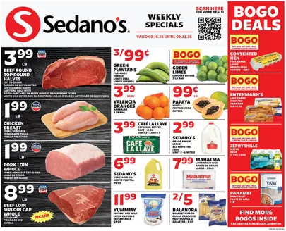 Sedano's catalogue | Sedano's weekly ad | 2026-09-16T00:00:00.000Z - 2026-09-22T00:00:00.000Z