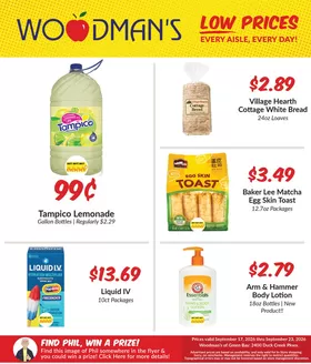 Woodman's catalogue in Howard WI | Attractive special offers for everyone | 2026-09-17T00:00:00.000Z - 2026-09-23T00:00:00.000Z