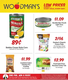 Woodman's catalogue | Current bargains and offers | 2026-09-17T00:00:00.000Z - 2026-09-23T00:00:00.000Z