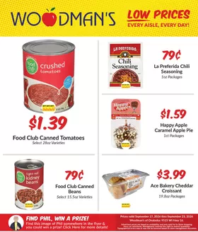 Woodman's catalogue | Top deals for all customers | 2026-09-17T00:00:00.000Z - 2026-09-23T00:00:00.000Z